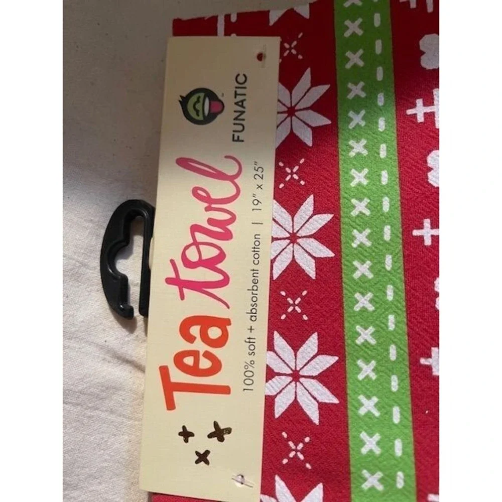 Merry Christmas Cotton Tea Towel By Funatic  19
